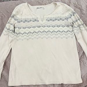 Eddie Bauer cream thermal